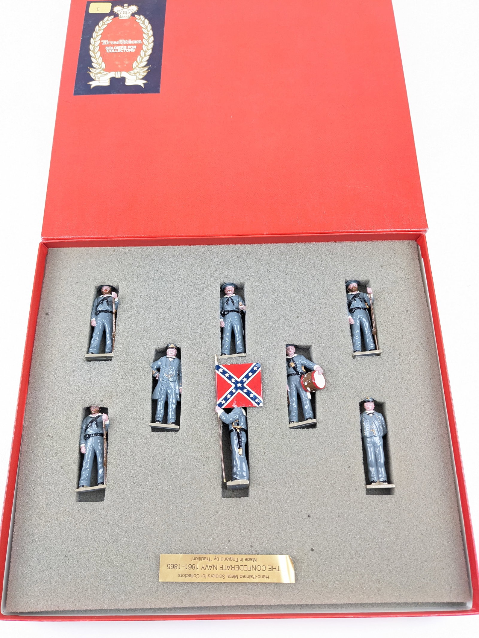 Tradition #907 Confederate Navy: 8 Pieces Condition Excellent Box Excellent