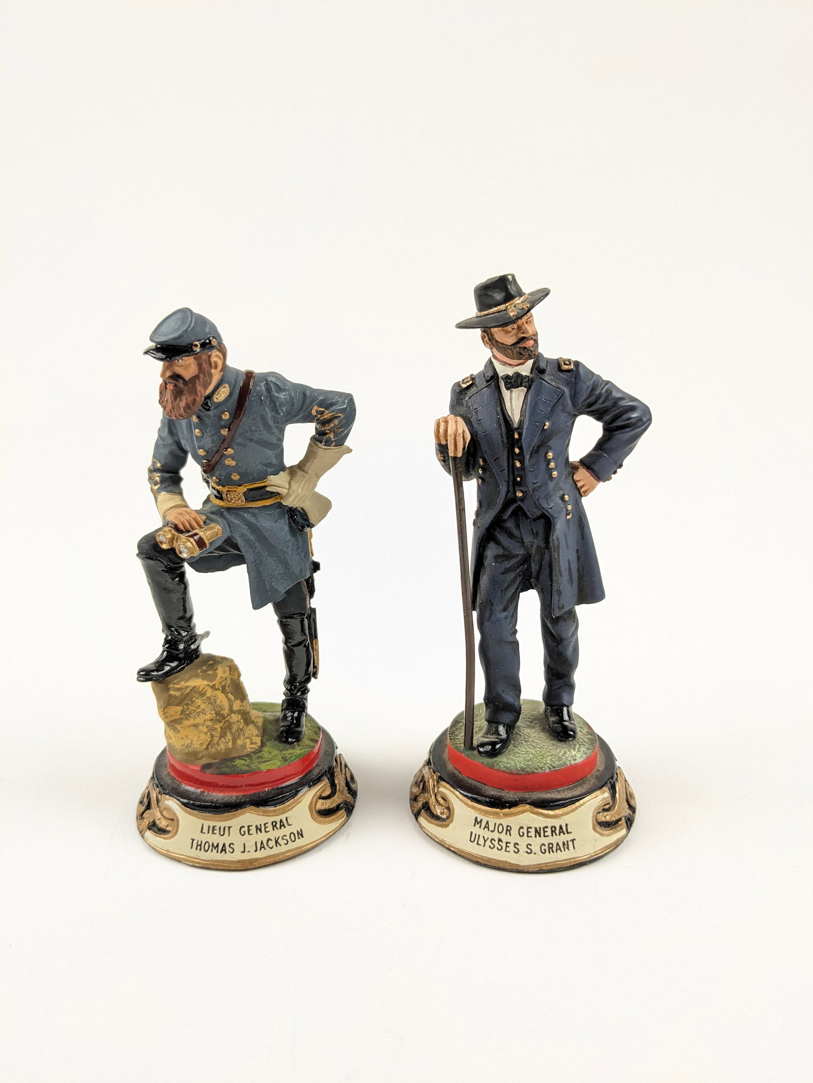 Charles Stadden 85mm Figures Jackson & Grant: 2 Pieces Condition Excellent No Boxes