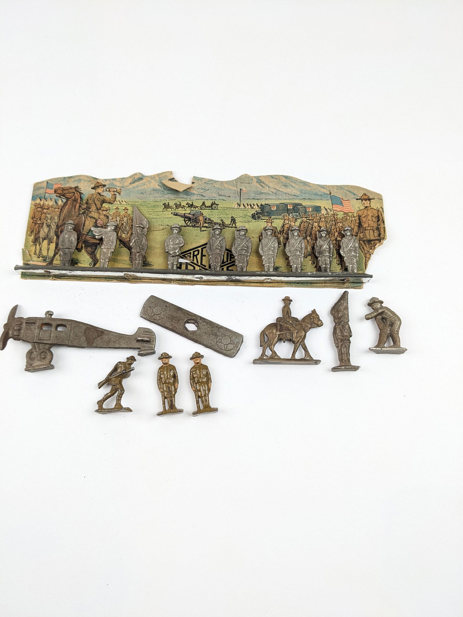 Grey Iron Grey Clips  1 Card & Airplane (1 of 1)