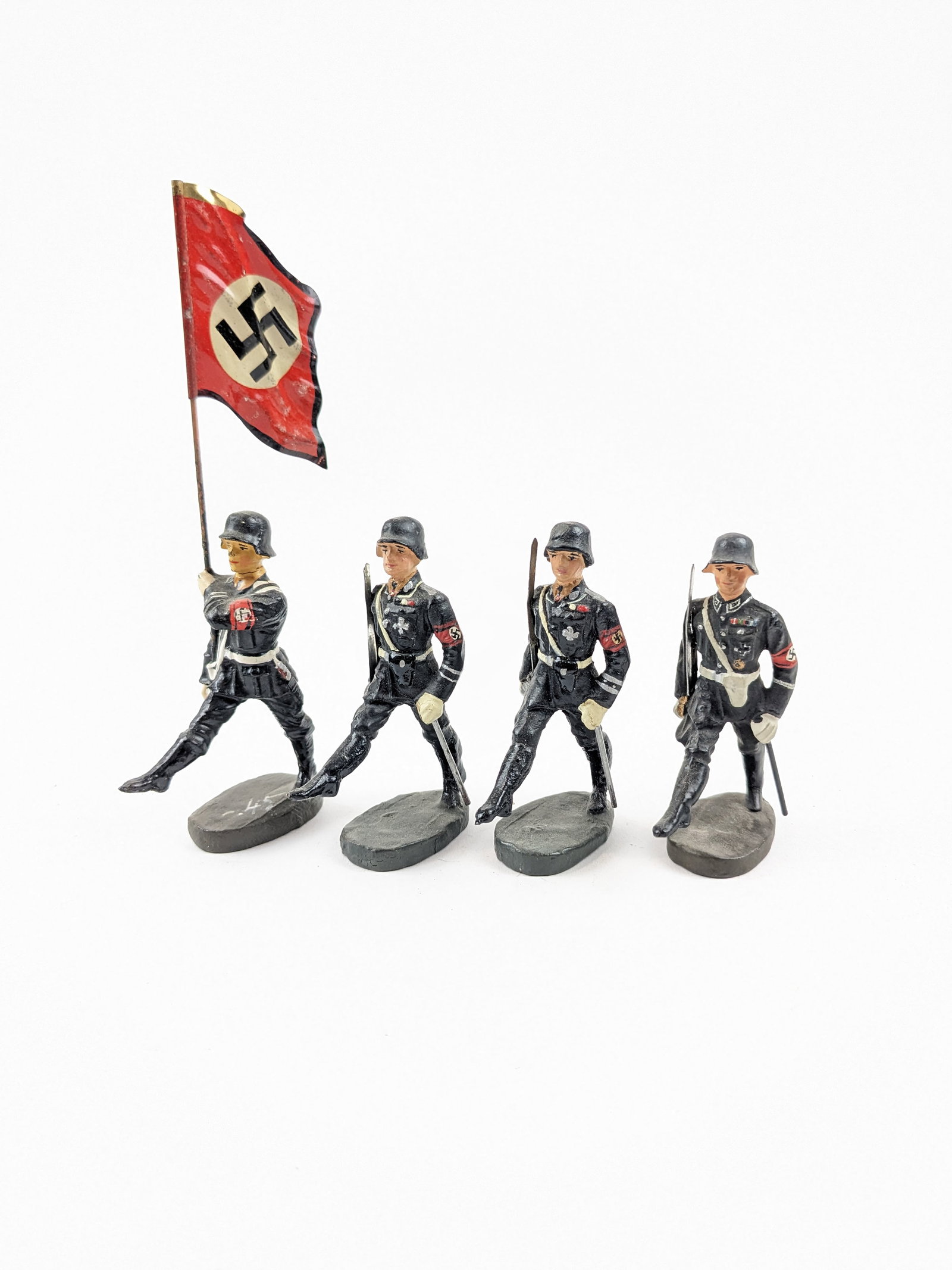 Elastolin SS Goose Stepping Colour Party  7cm (1 of 1)