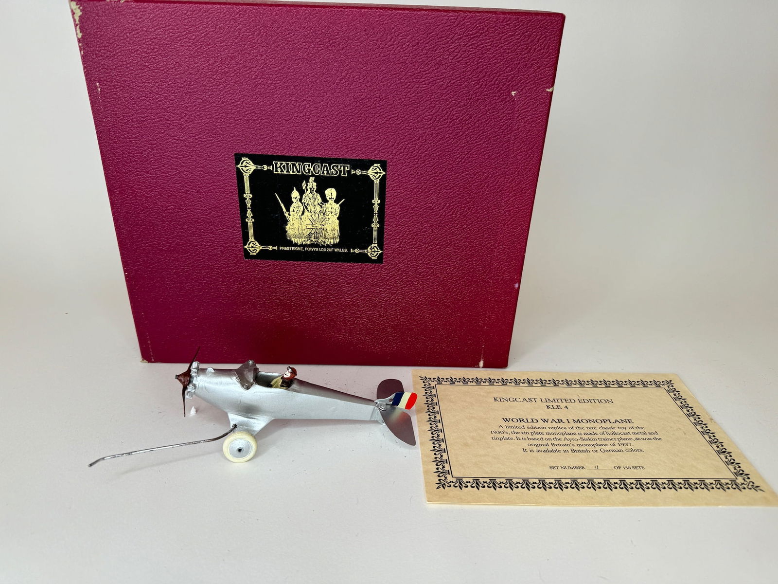 Kingcast RAF WWI Monoplane (1 of 2)