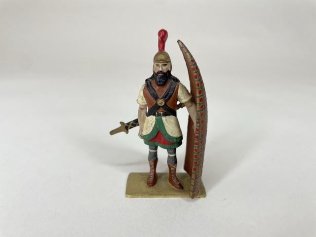 Courtenay Assyrian Shield Bearer: 1 Piece. Signed on base. Condition Excellent.