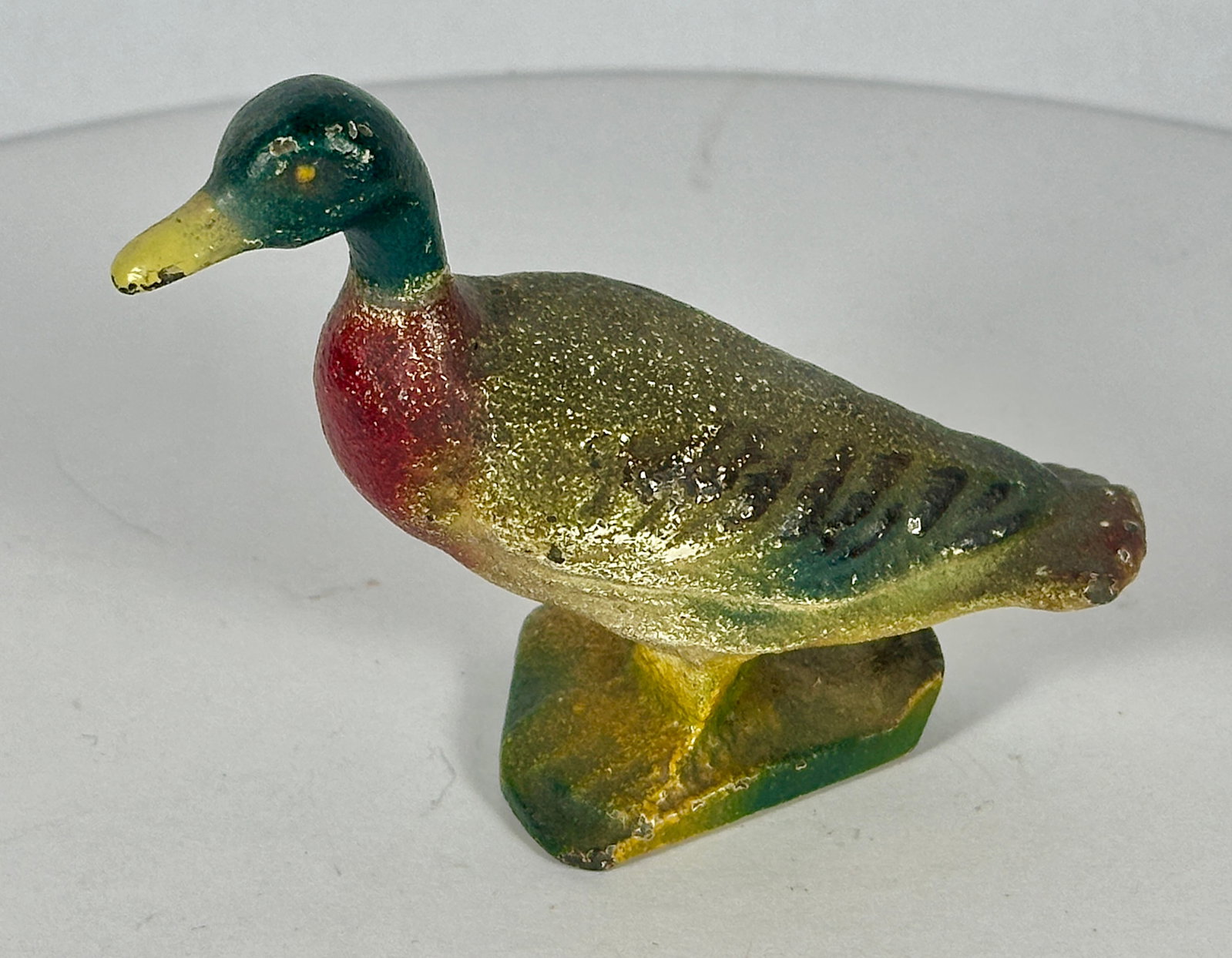 Mallard Duck Cast Iron Bottle Opener: Wilton Products, PA. 3-1/4"L. c.1947. Catalog No. F106
