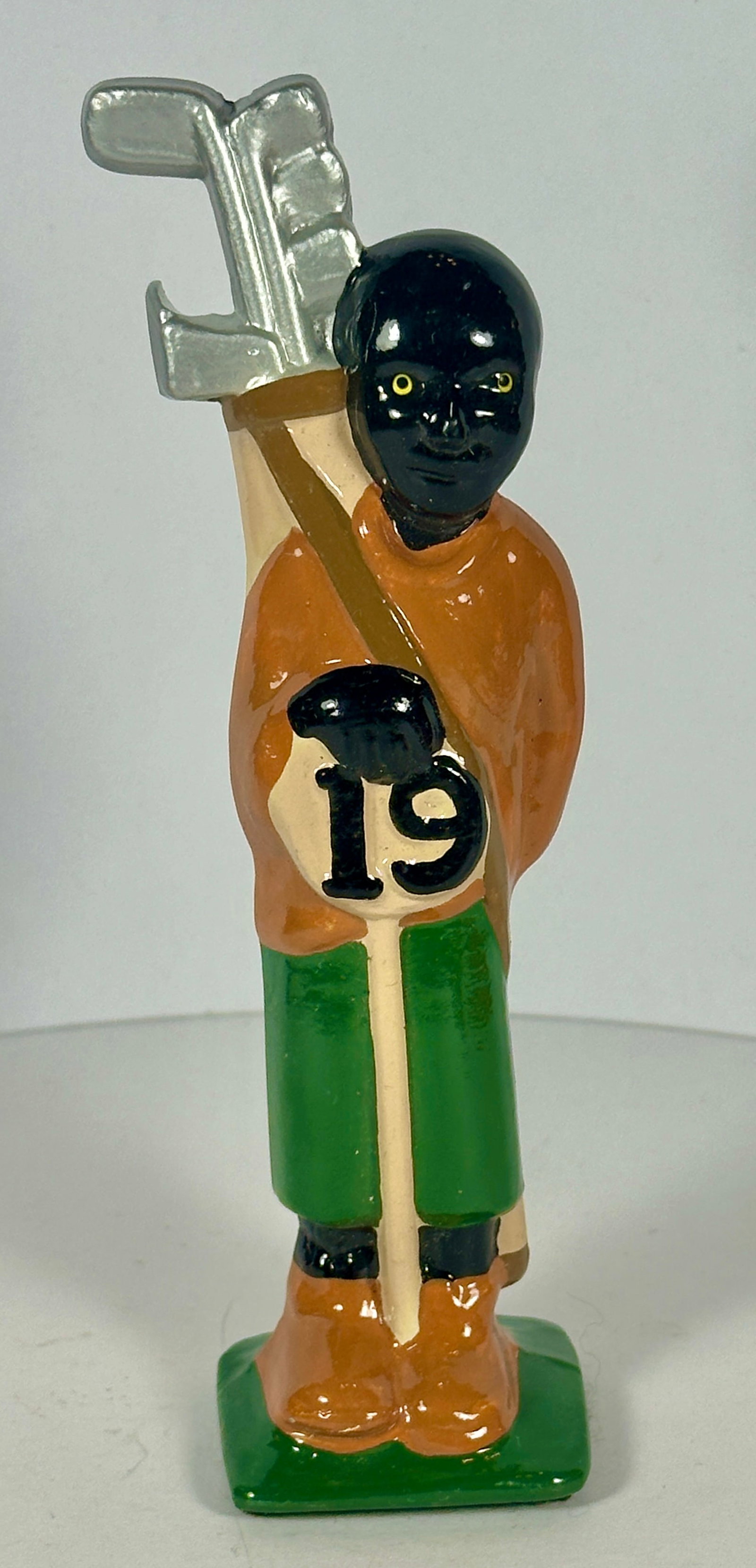 Golf Caddy Bottle Opener: Dale Deckart, Limited Edition. Zinc. 5-3/4"T. c.1990