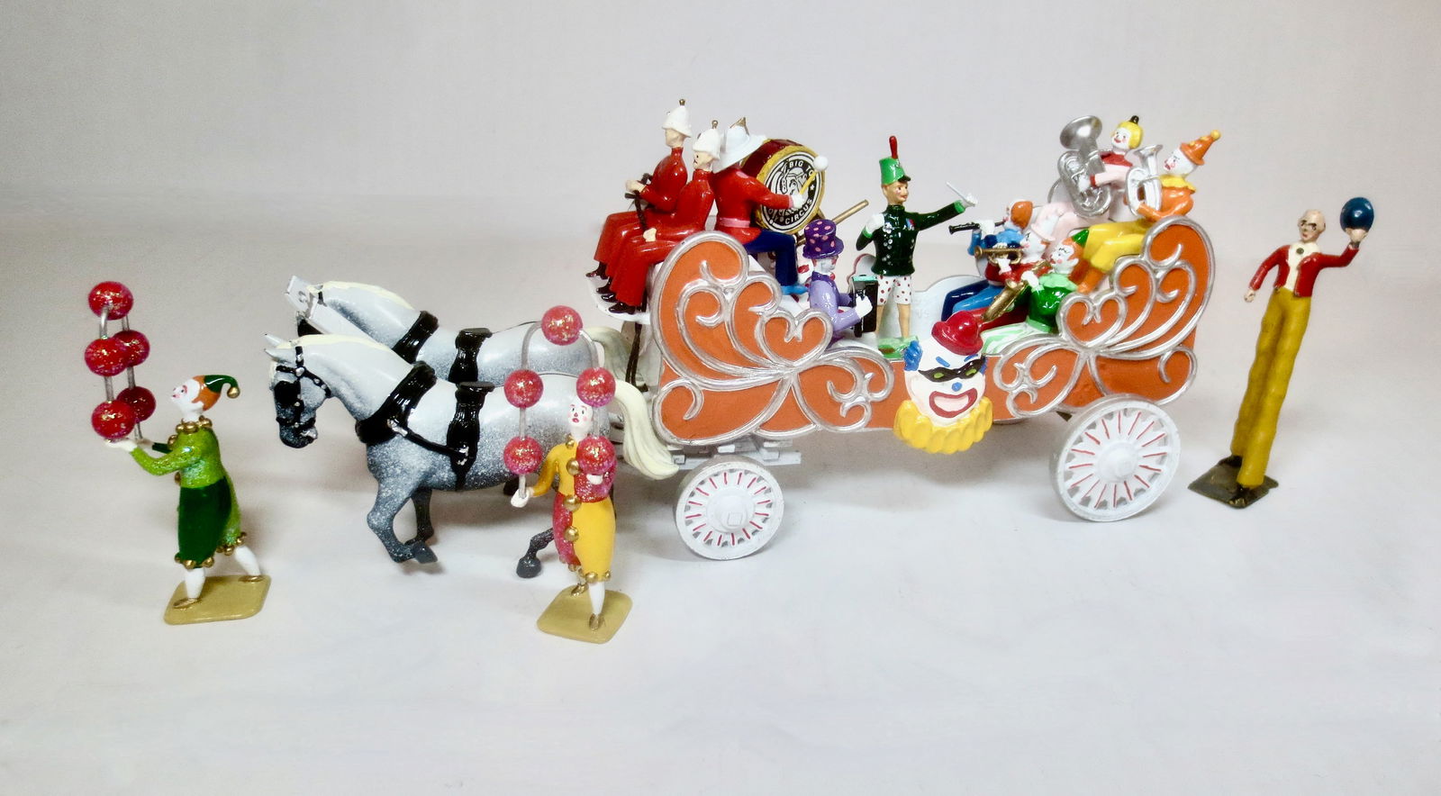 Big Top Toy "Circus Clown Wagon Band" (1 of 1)