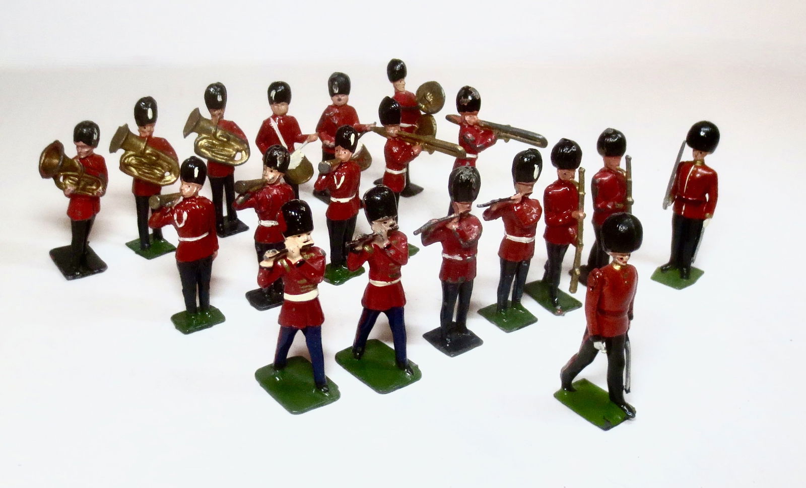Assorted British Hollowcast Band Figures (1 of 1)