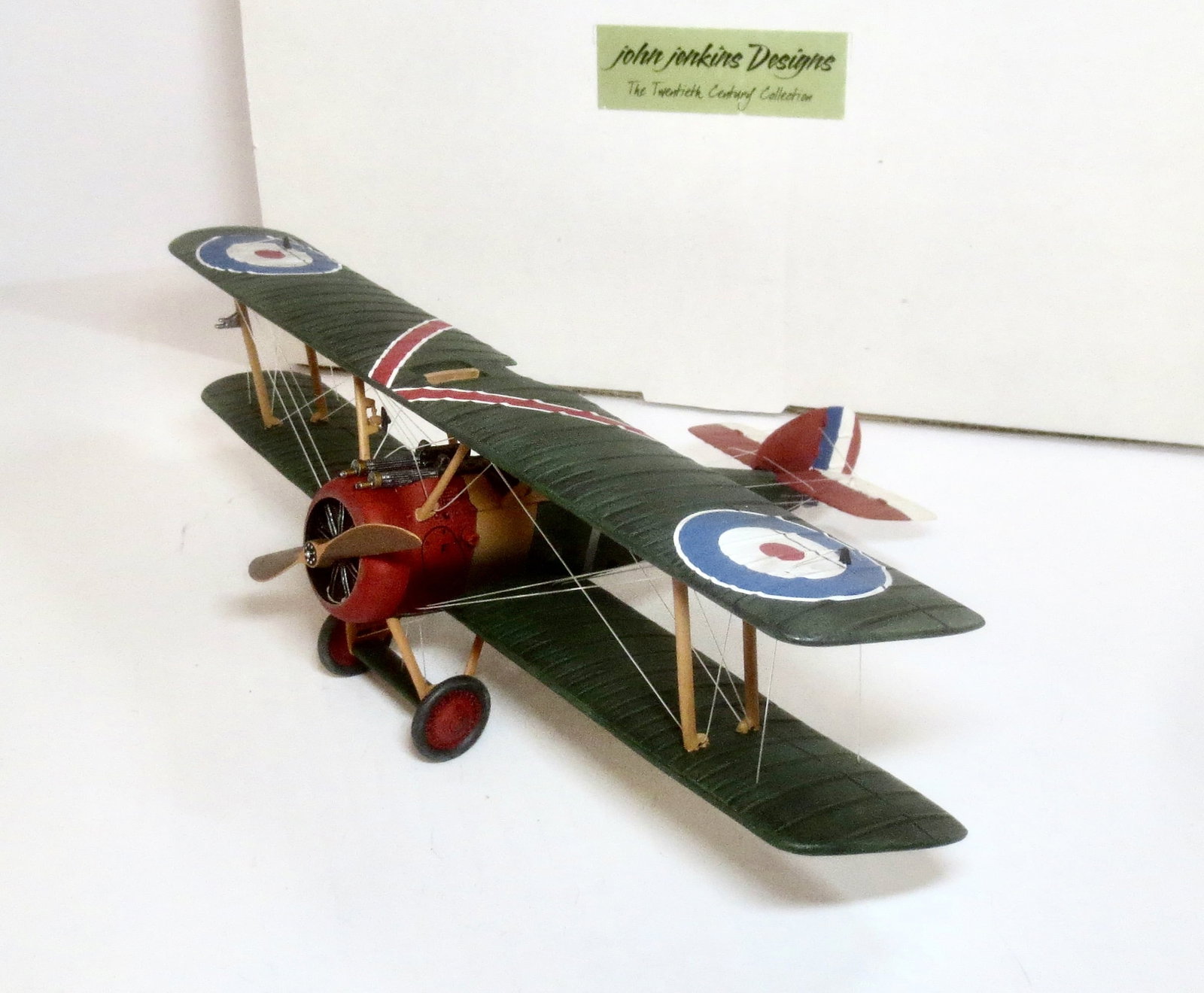 John Jenkins #ACE-10 Knights of The Skies: Sopwith Camel B7270. Mint condition. Box excellent.