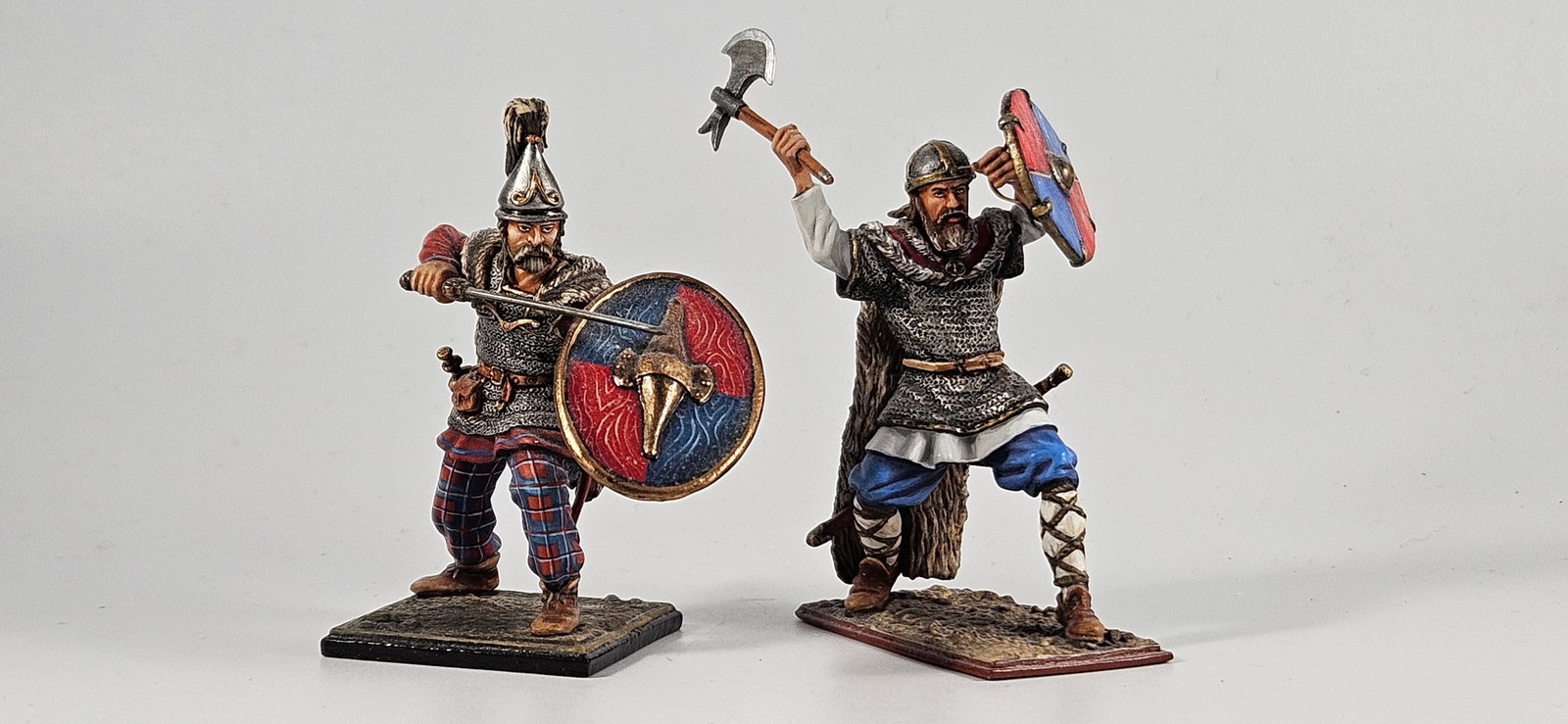 Vision Studios St. Petersburg Ancient Vikings: Vision Studios St. Petersburg. Ancient Vikings Barbarians Lot Excellent, Unboxed, 2 pieces.