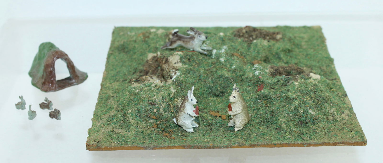 Composition Wood Rabbit Warren Lot (1 of 4)