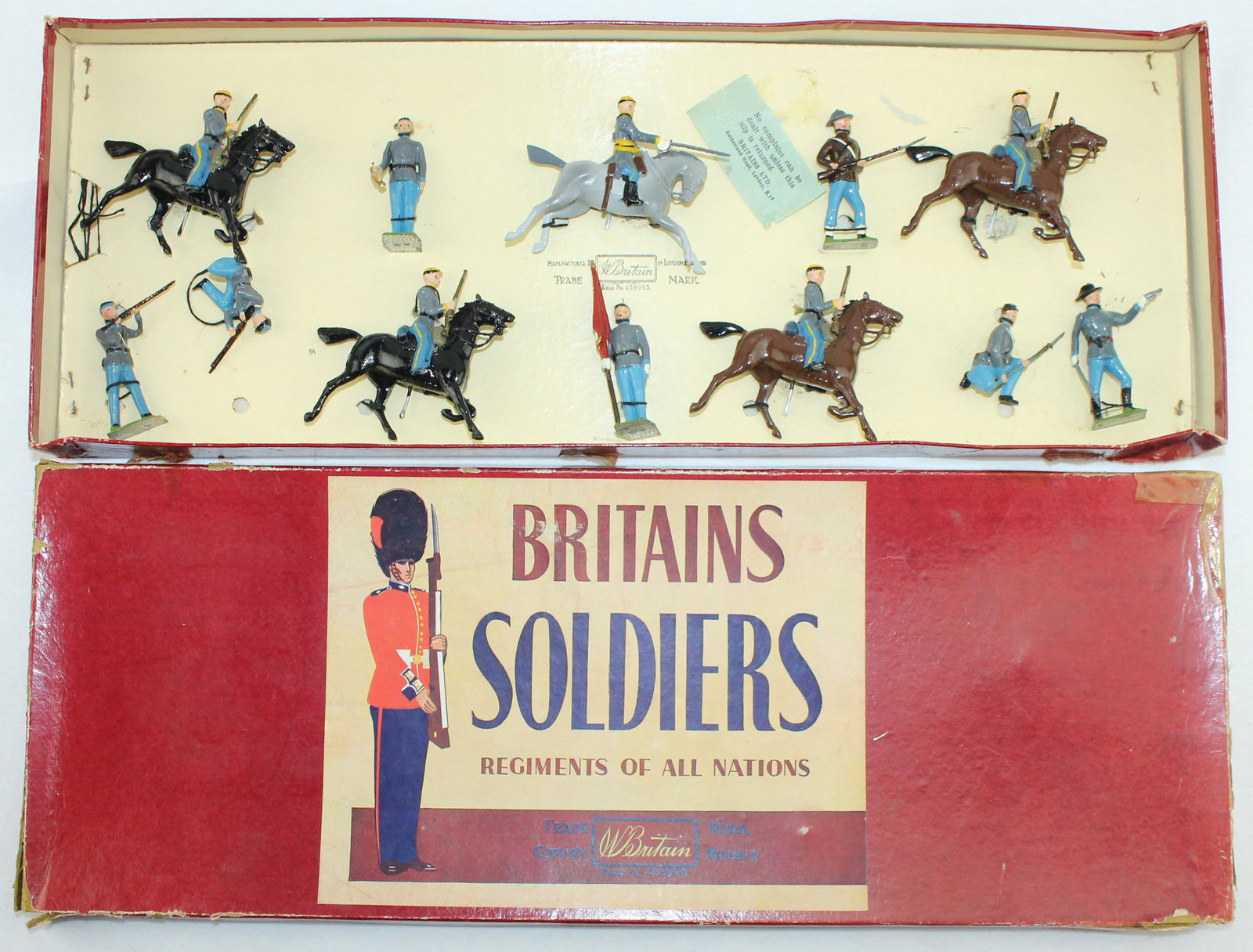 Britains Set 2068 Confederate Cavalry Infantry (1 of 3)