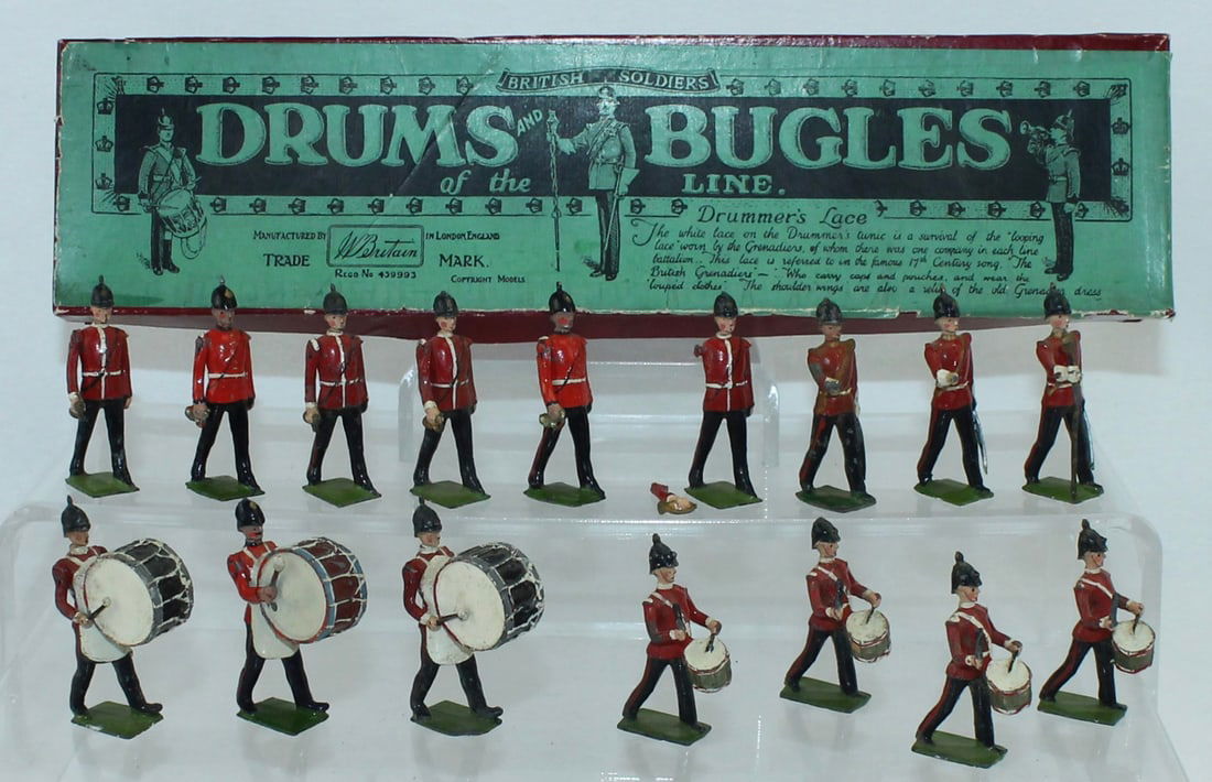 Britains Lot Drums and Bugles of the Line (1 of 3)