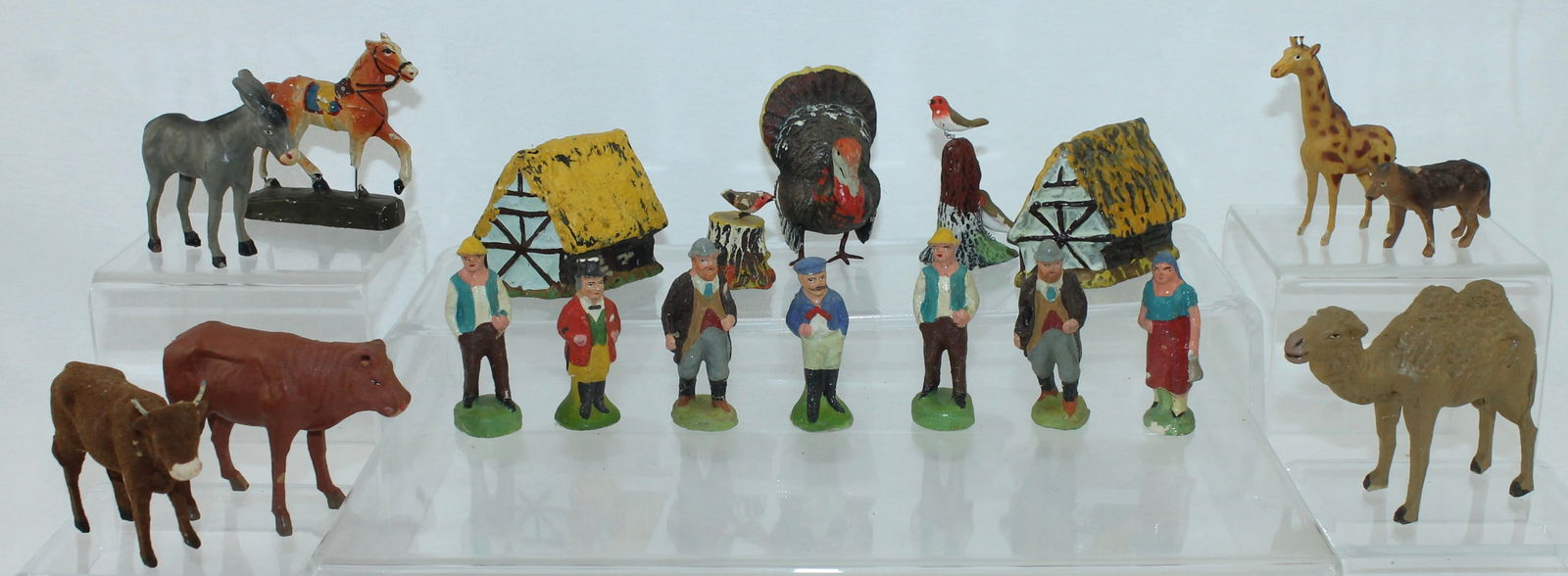 Lot of German Farm People and Animals (1 of 1)