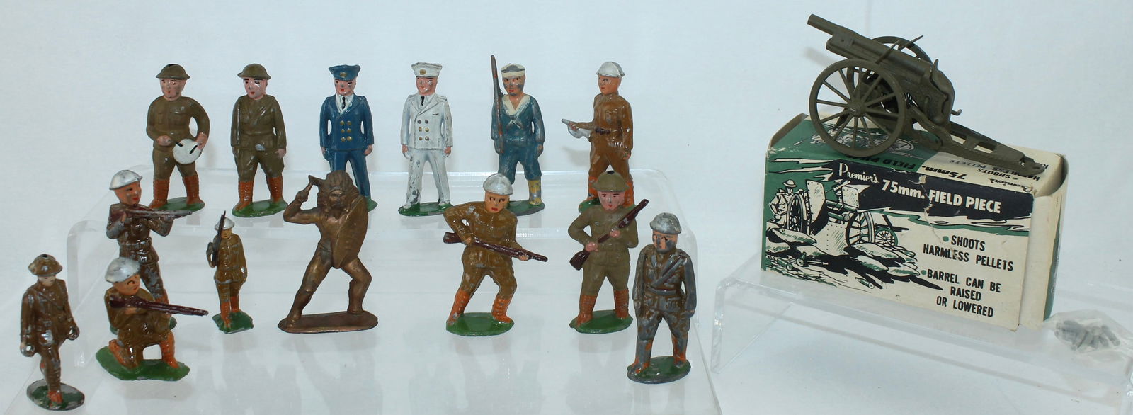 Lot of Japanese Dimestore Military and Cannon (1 of 4)