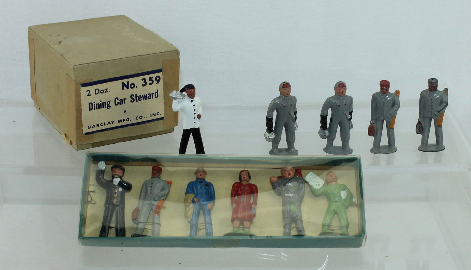 Barclay HO Scale Civilian Set Box of Stewards (1 of 3)