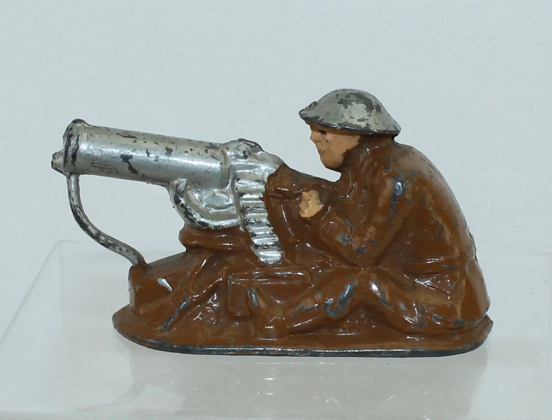 All-Nu Rare AN2 Seated Machine Gunner: 1 Piece. Rare. Condition Good to Very Good. No Box.