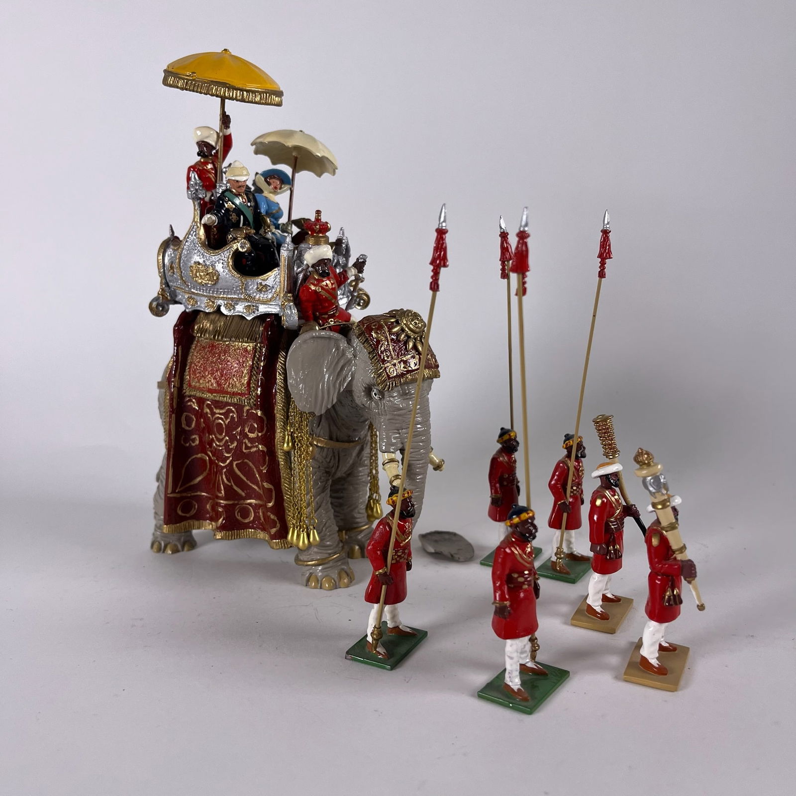Britains Dehli Durbar Elephant with Escort (1 of 4)