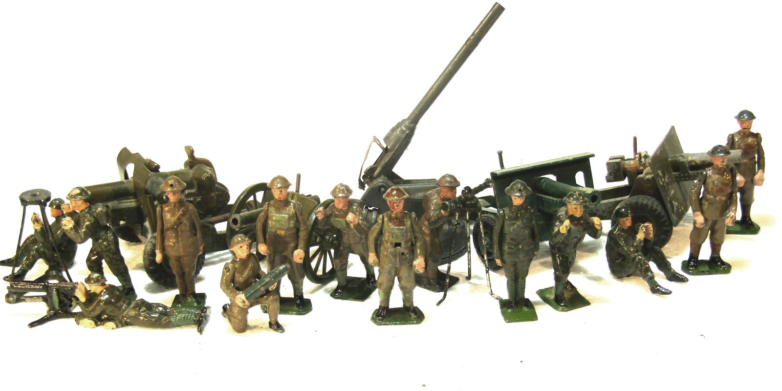 Britains Assortment of Artillery, Gunners, and (1 of 3)