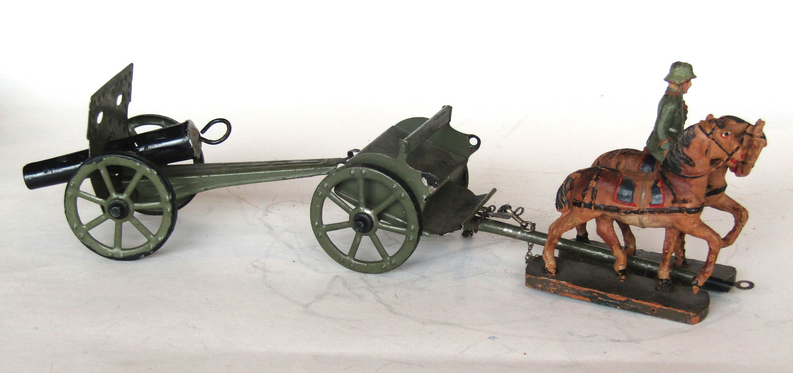 Elastolin German Horse-Drawn Artillery (1 of 3)