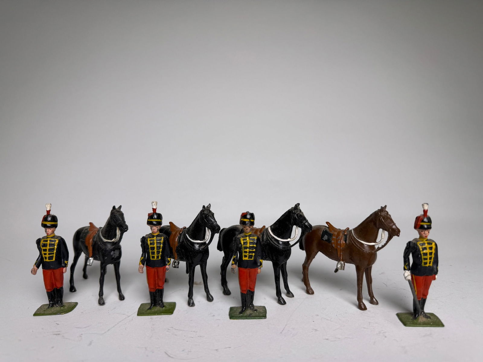 Britains No 182 11th Hussars Dismounted (1 of 1)