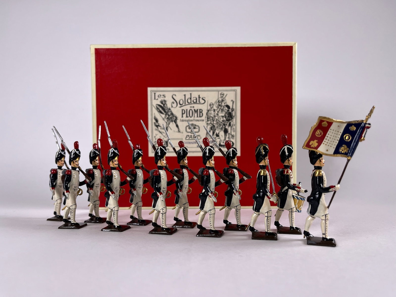 CBG Mignot Ligne Grenadiers: Post war. 12 pieces. Condition excellent. Box excellent