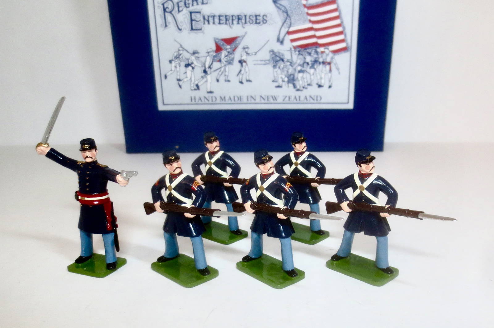 Regal Civil War Union Infantry In Action Auction
