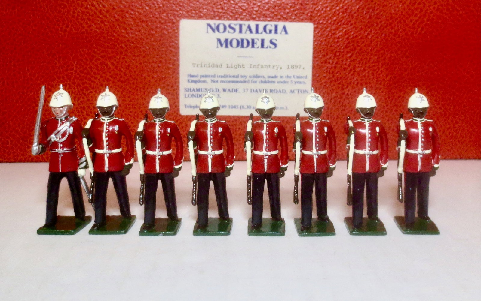 Nostalgia New South Wales Irish Rifles 1900: 8 pieces. Mint condition. Box excellent.