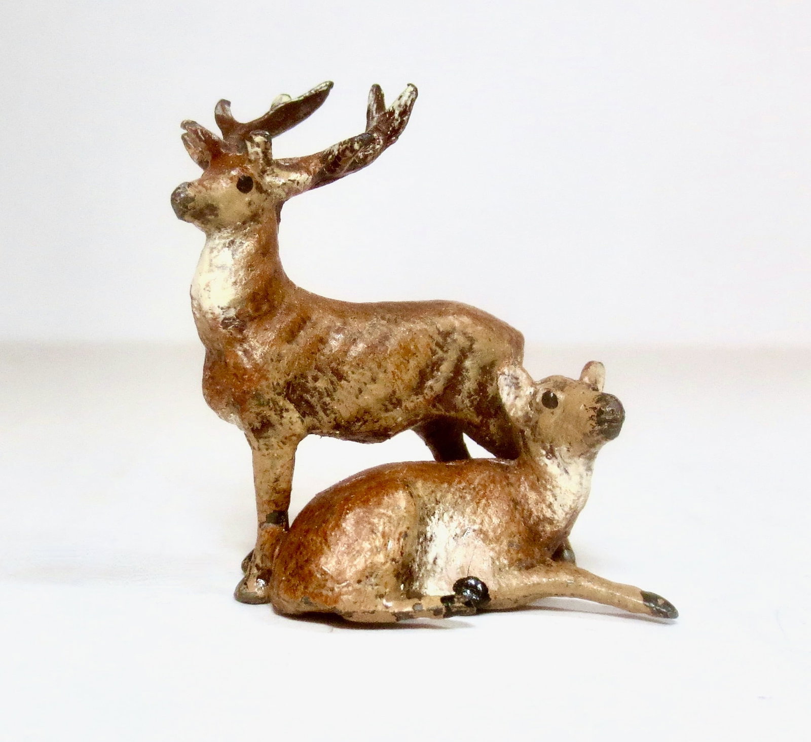 Hyde or Similar Pair Of Deer: 45mm. Excellent condition.