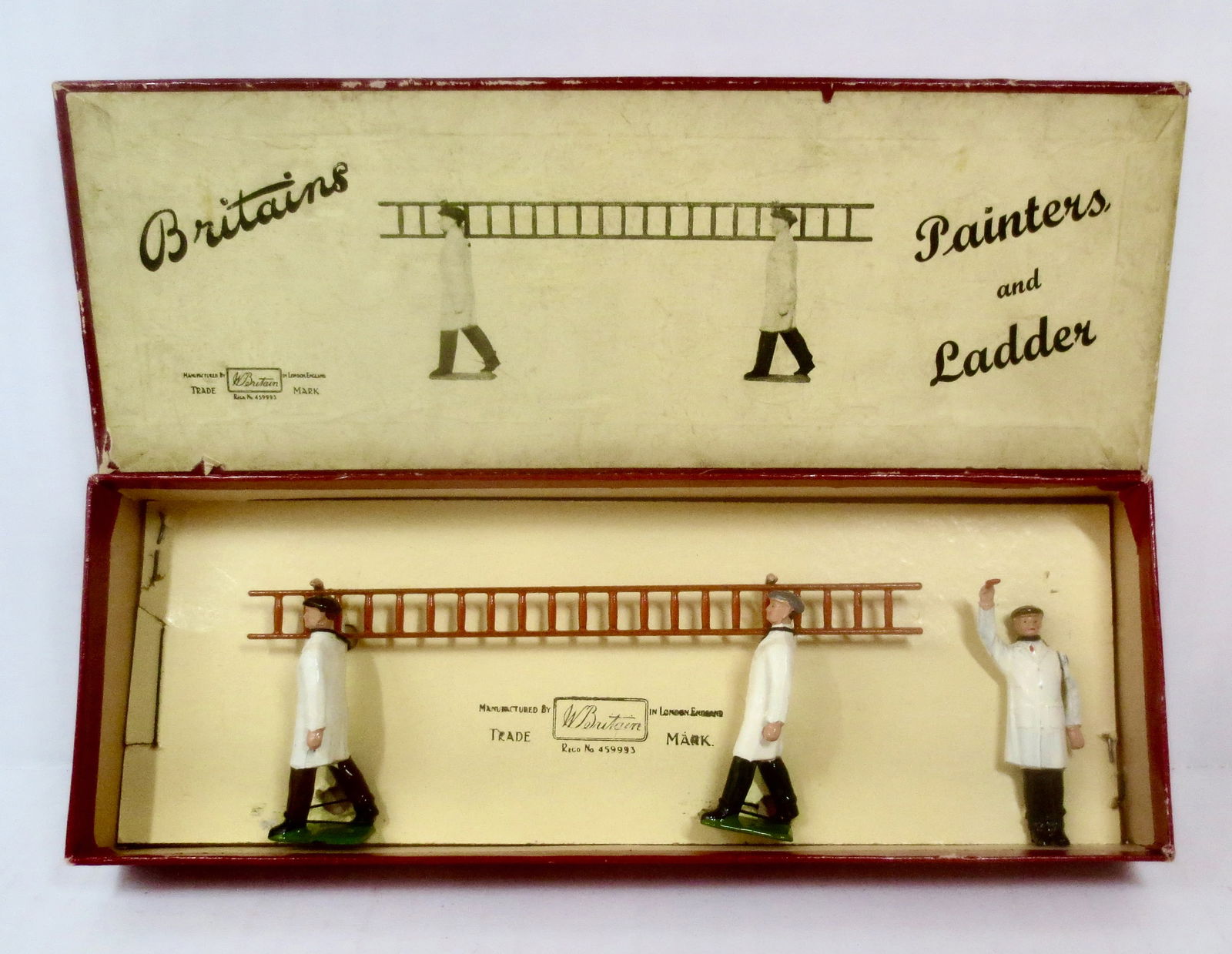 Britains RARE #1495 Painters And Ladder (1 of 1)