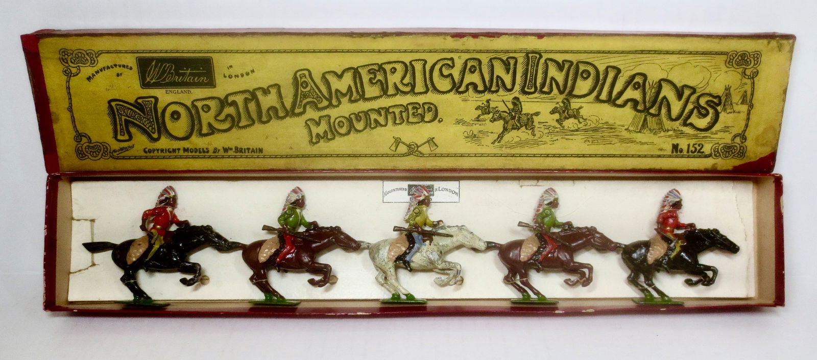 Britains #152 North American Indians Mounted (1 of 1)