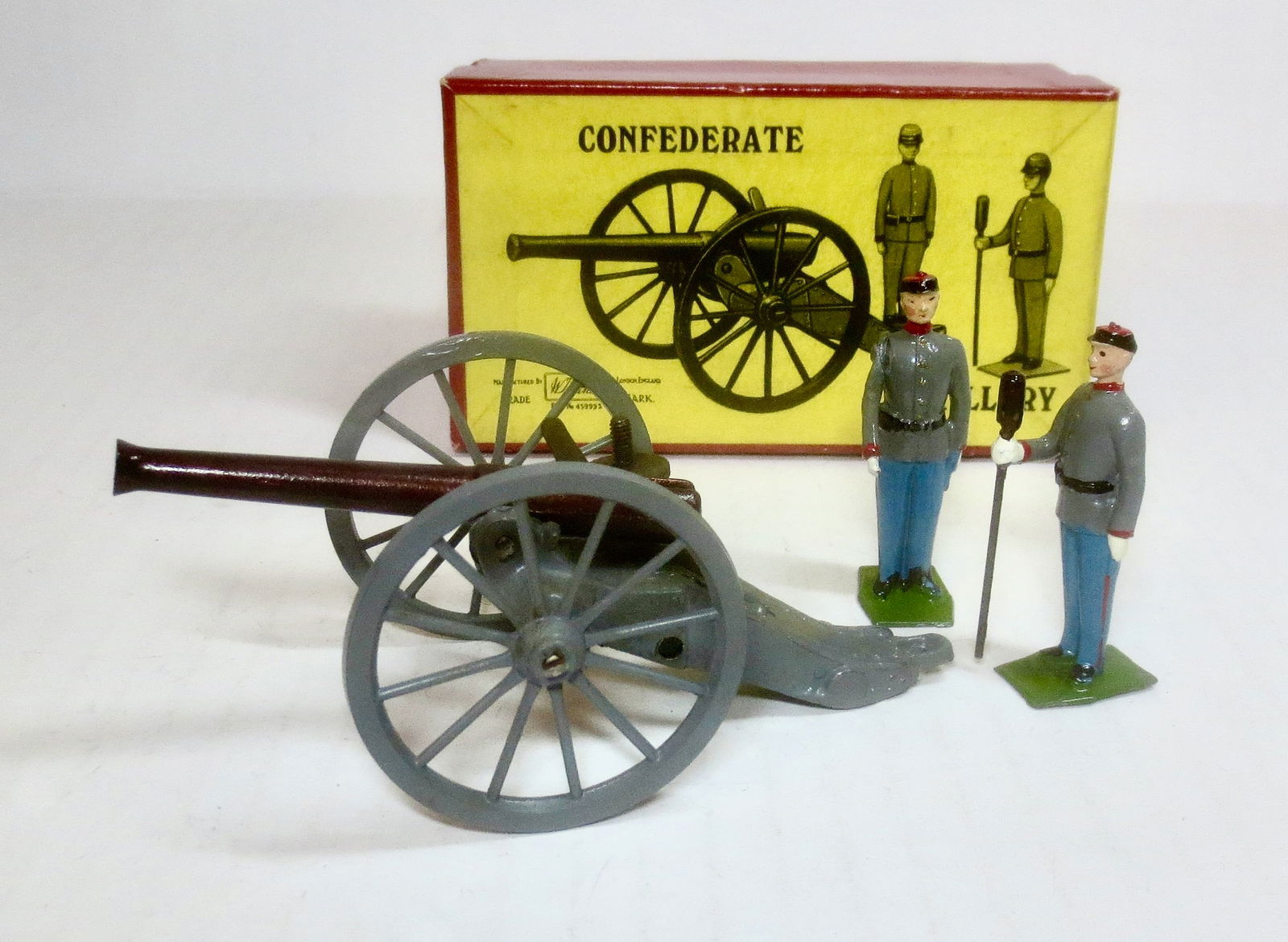 Britains #2058 Confederate Artillery (1 of 1)