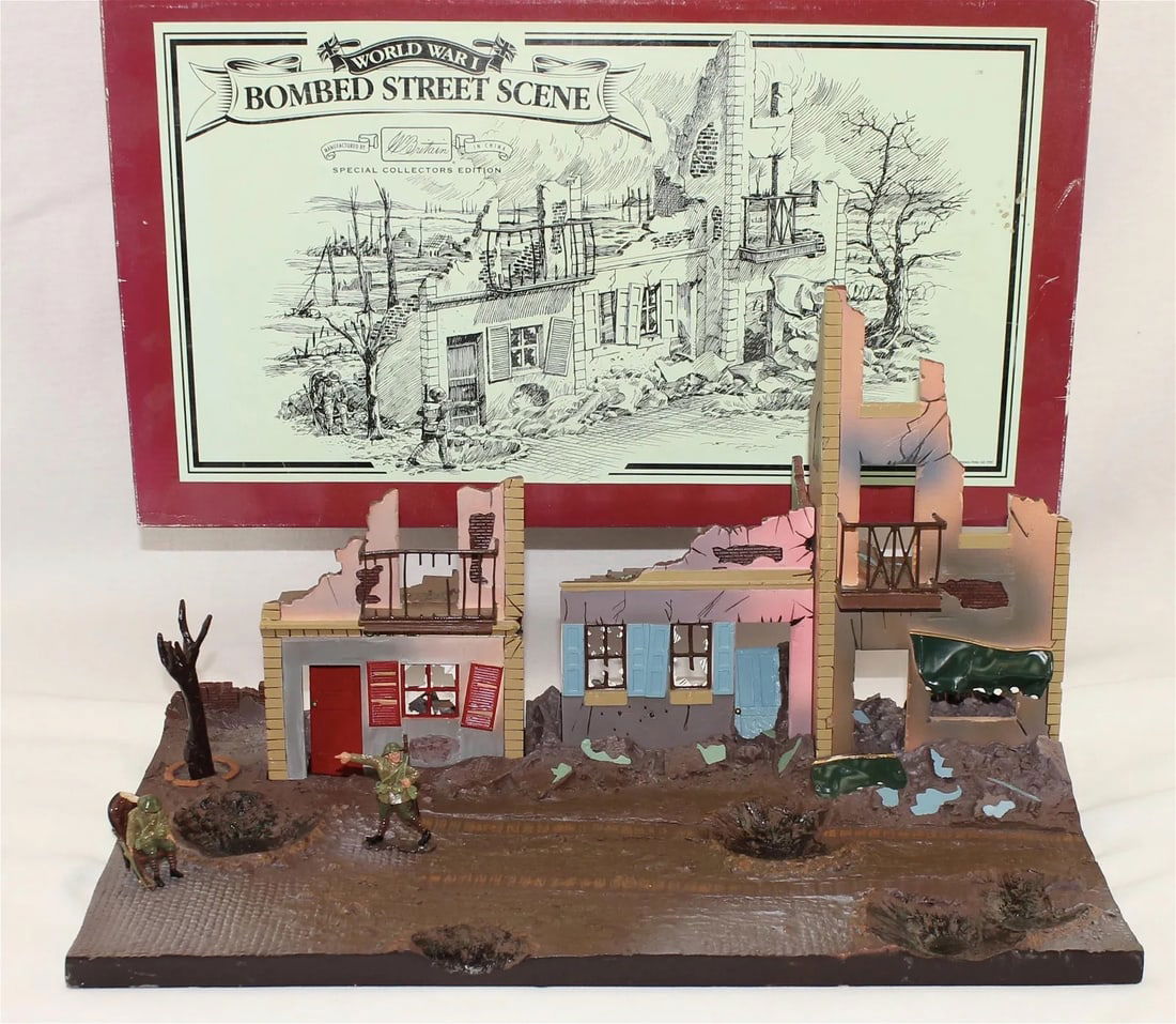 Britains #00159 WWI Bombed Street Scene Diorama (1 of 1)