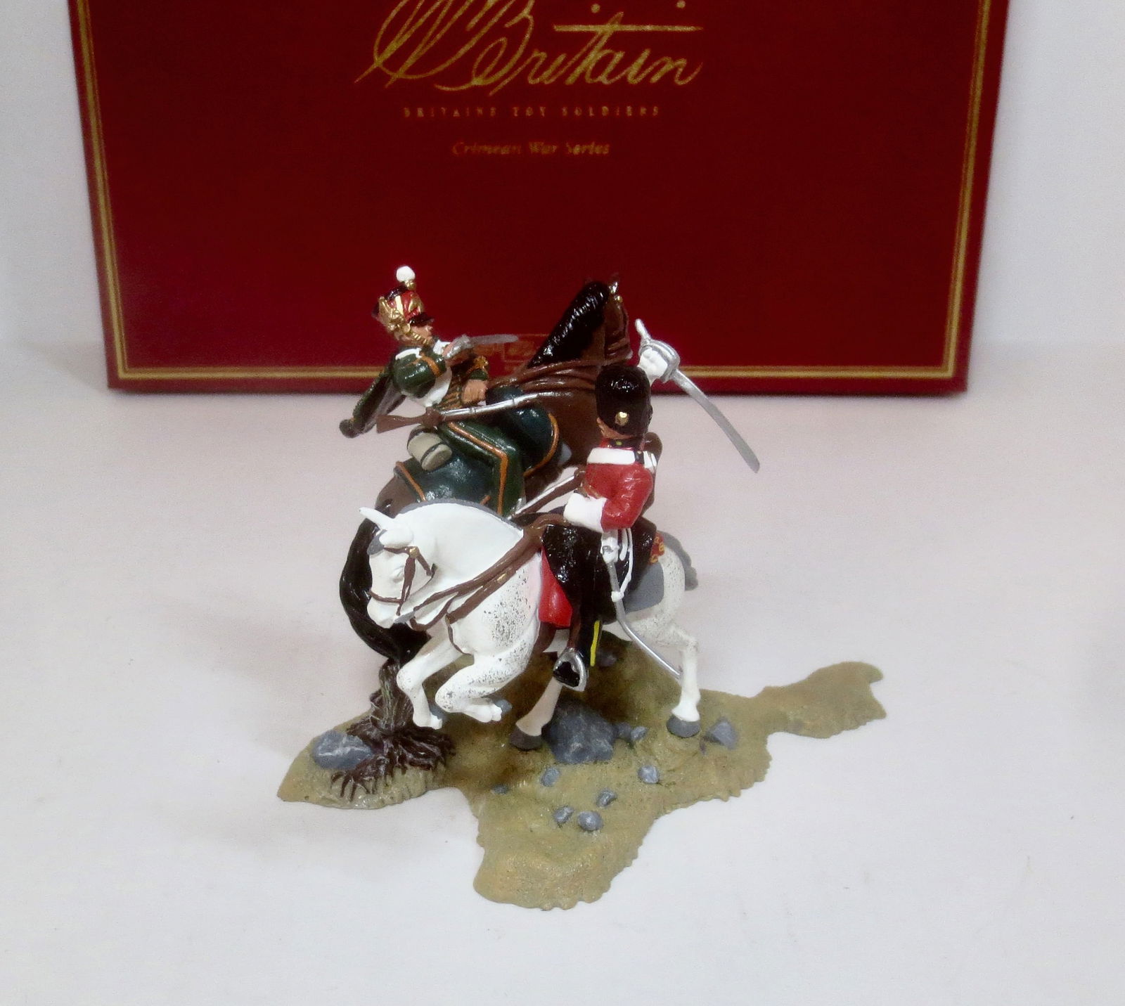 Britains #00170 Scots Greys Duels 11th Hussars (1 of 1)