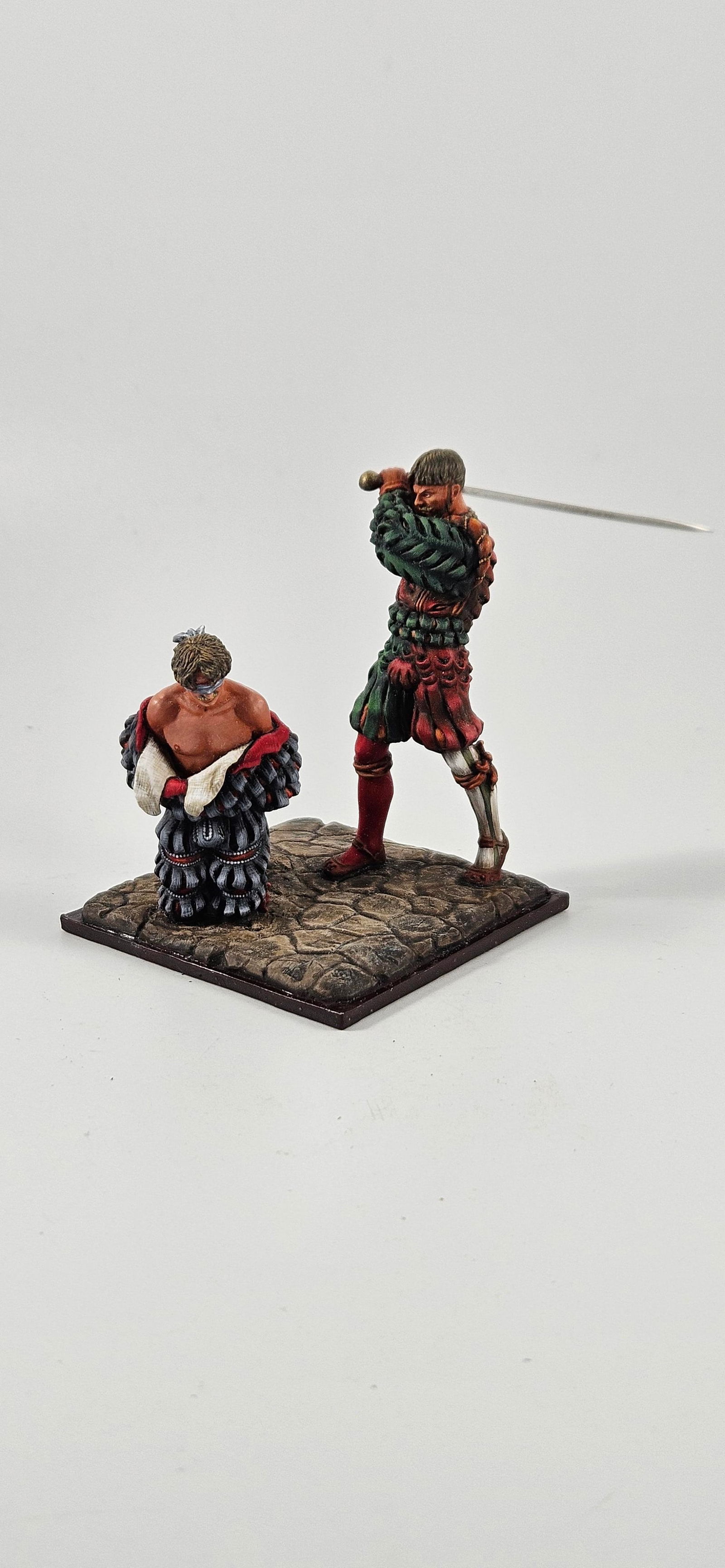 AeroArt St. Petersburg Landsknecht Execution: AeroArt Military Miniatures - The St. Petersburg Collection #MP 22 - Landsknecht Execution Diorama. Excellent, unboxed, 1 piece.