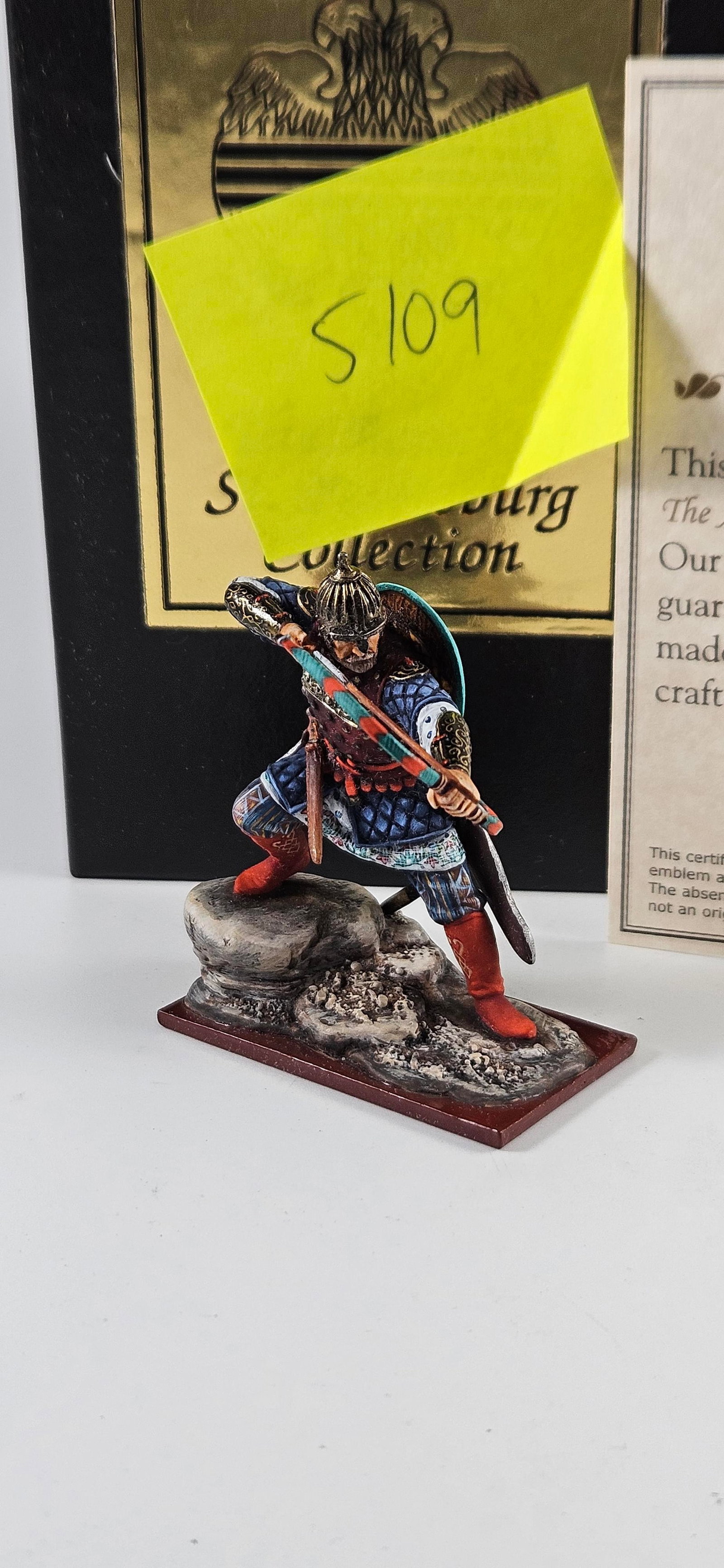 AeroArt St. Petersburg 14th Century Russian Archer: AeroArt Military Miniatures - The St. Petersburg Collection #5109 - 14th Century Russian Archer Firing Bow. Excellent, Boxed, 1 piece.