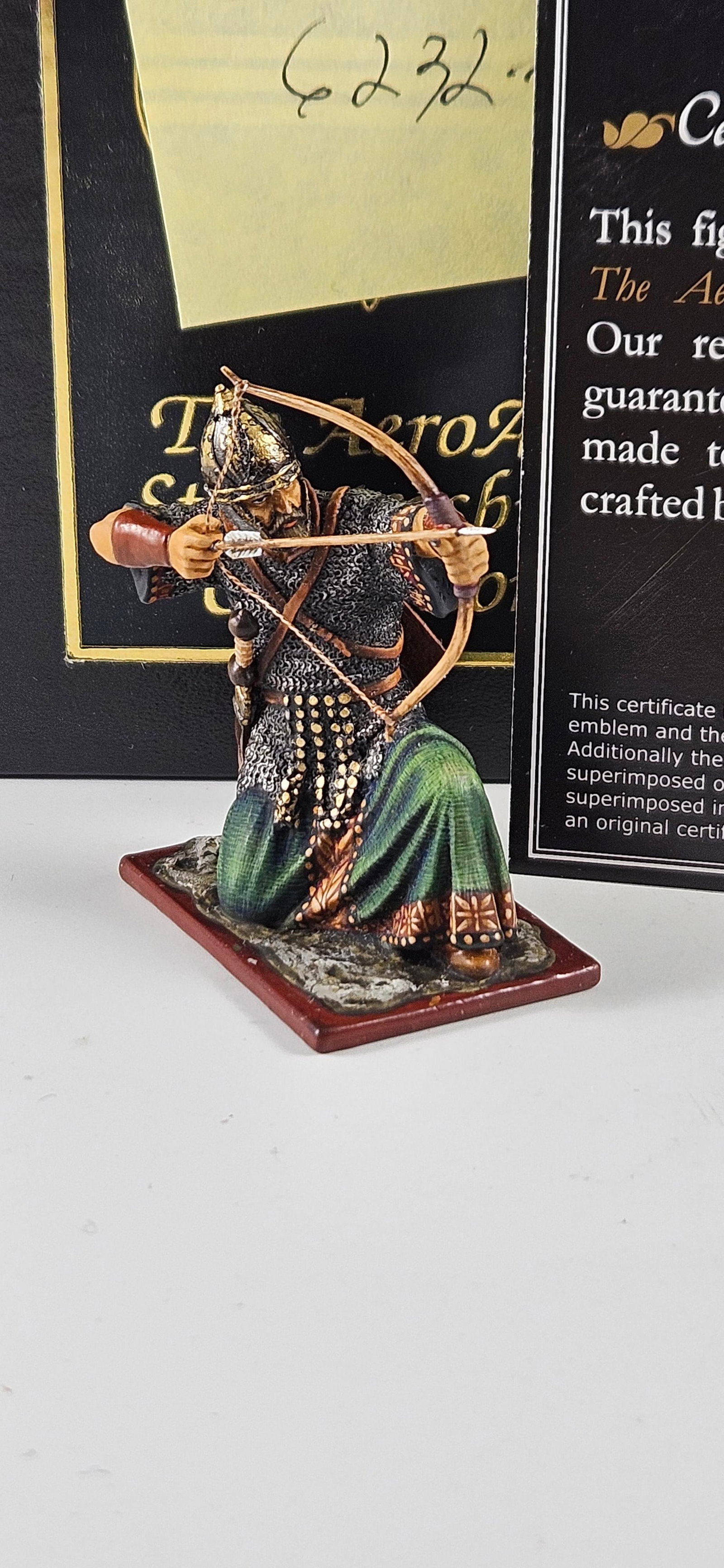 AeroArt St. Petersburg Roman Hamian Archer: AeroArt Military Miniatures - The St. Petersburg Collection #6212 - Roman Hamian Archer Kneeling. Excellent, Boxed, 1 piece.