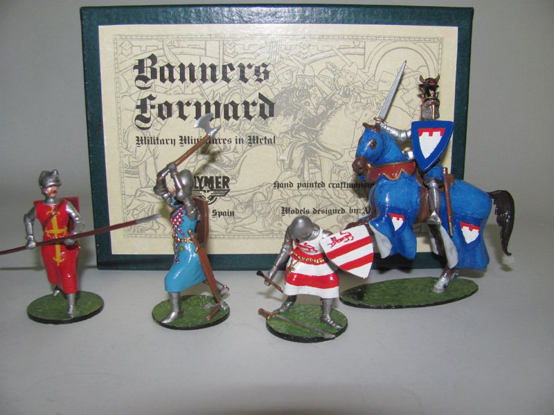 Alymer Banner’s Forward: William, Lord of Latimer BF-32, Robert De Waurin BF-29, Markgaf of Moravia BF-26, Sir Nicholas De Bournaby BF-25
