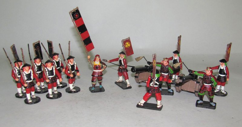 Ed Colarik Samurai Warrior: with Muskets and cannon crew