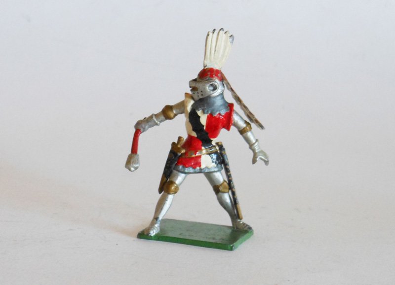 Courtenay # 3 Sir Nele Loring: the Black Prince’s Chamberlain. Signed by Richard Courtenay on the Base.