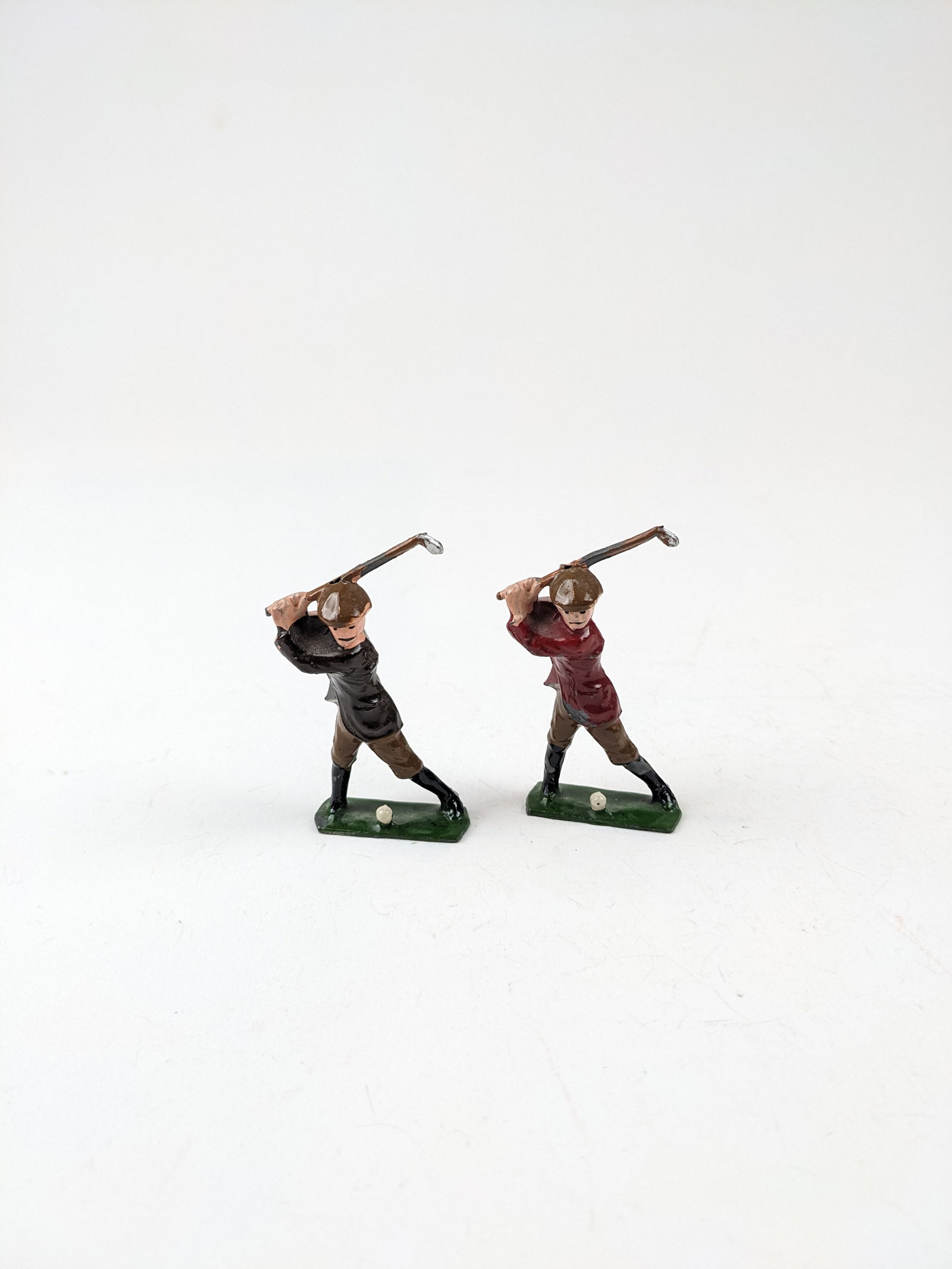 J.Hill Golfers: 2 Pieces. Condition Very Good. Unboxed.