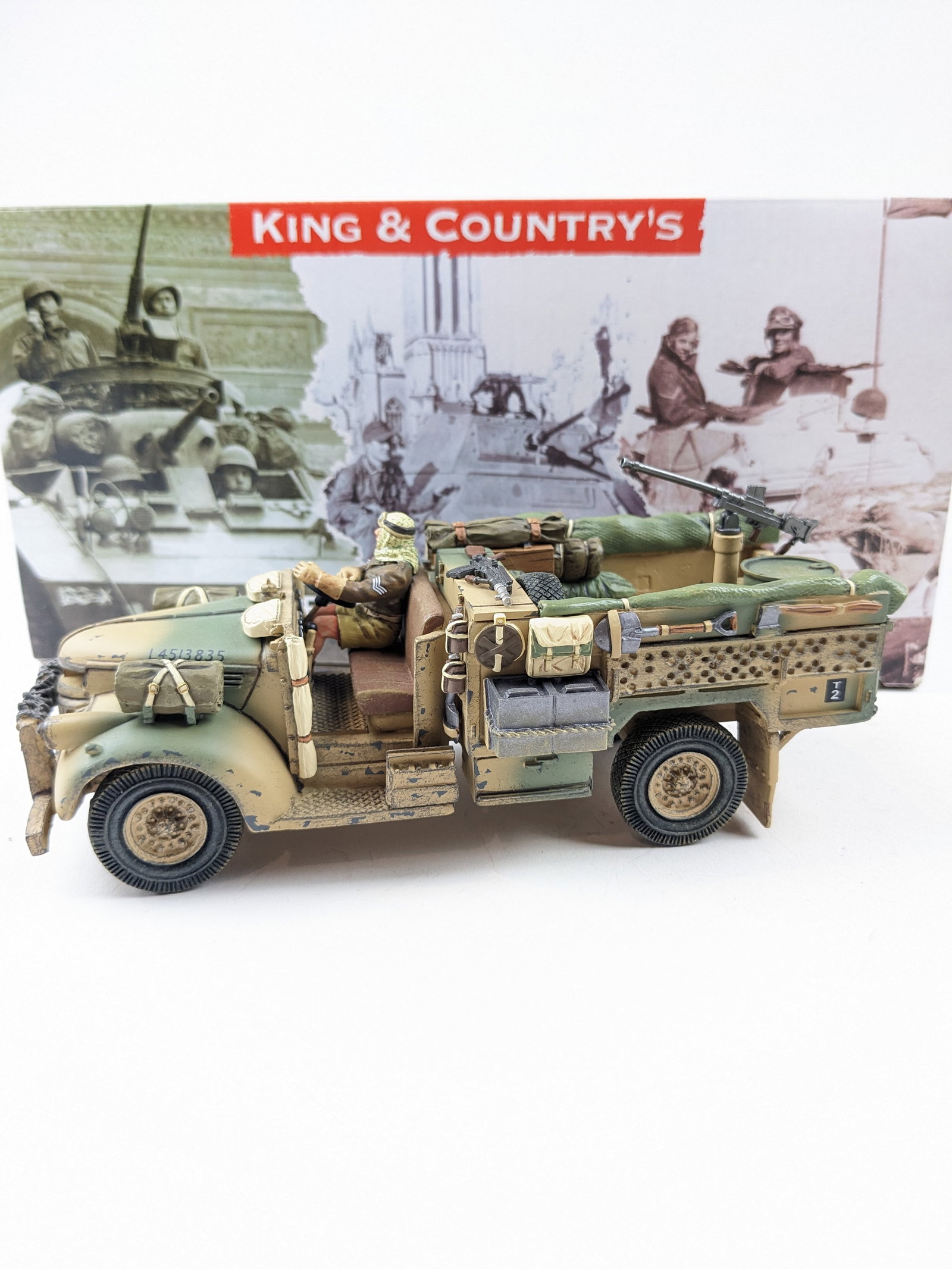 King&Country EA 120 LROG Chevrolet Truck: 2 Pieces. Condition Excellent. Box Very Good.