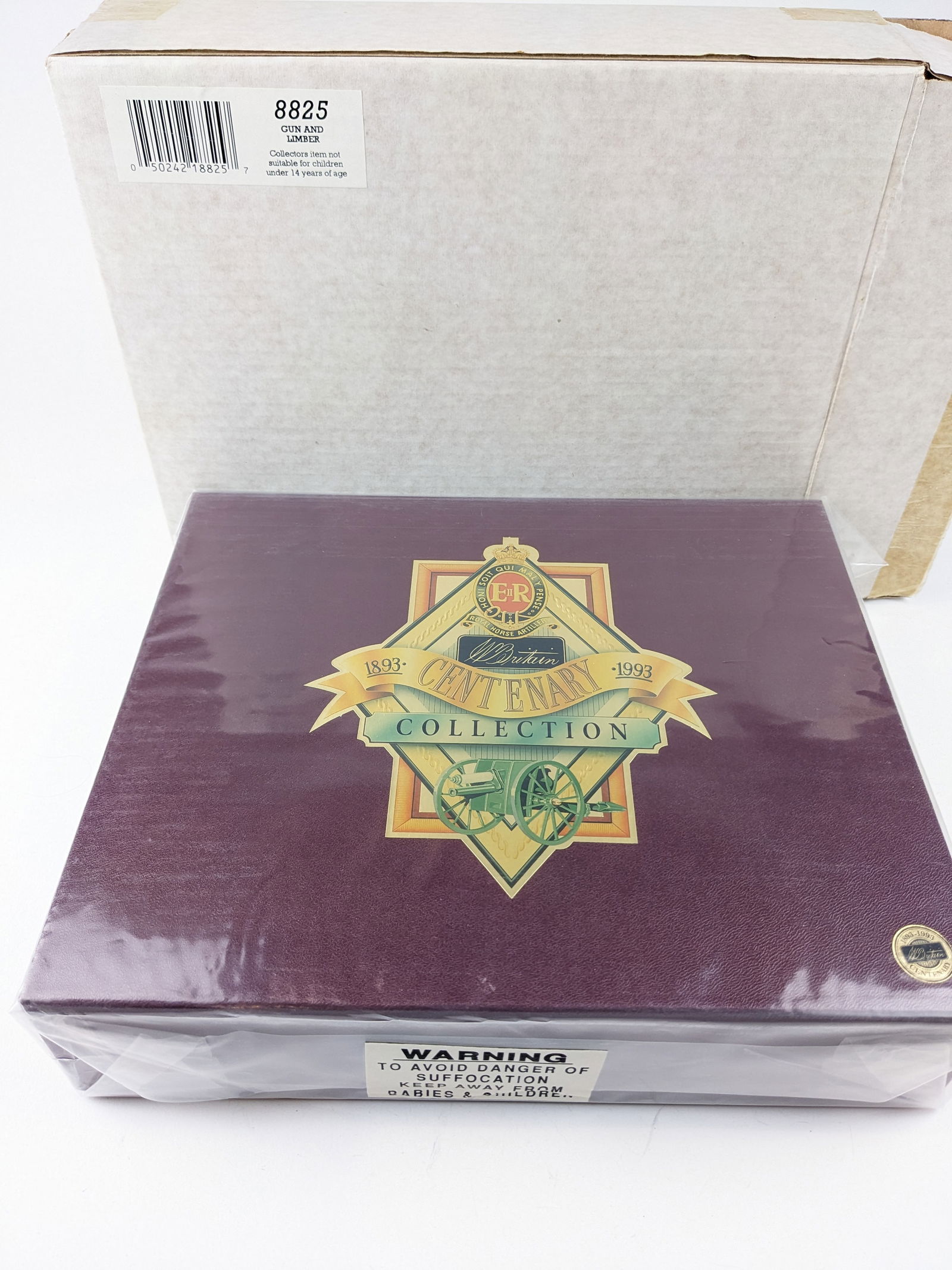 Britains #8825 Centenary RHA Gun and Limber: New In Box.