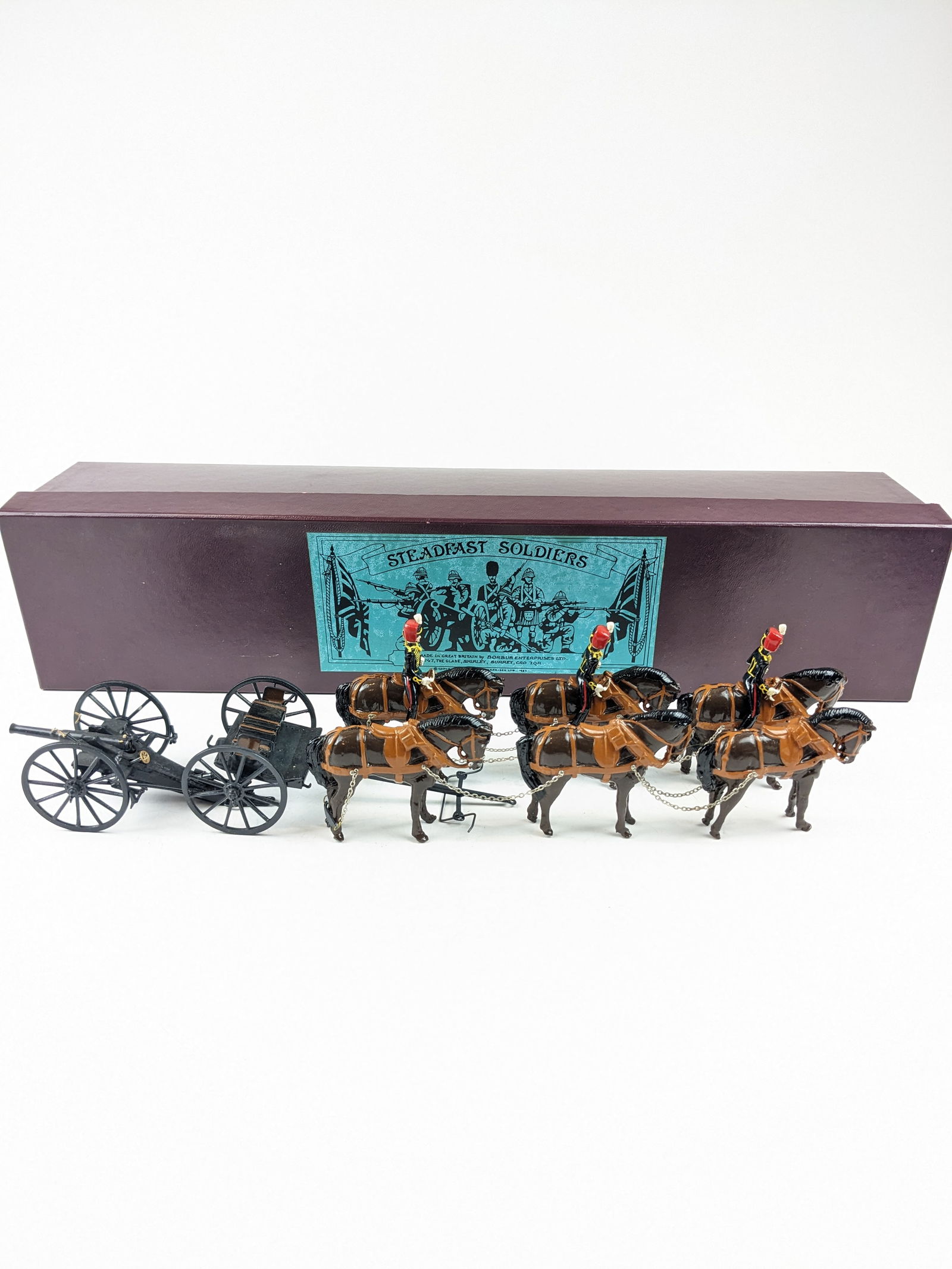 Steadfast SF66 RHA Gun Team: 11 Pieces. Condition Excellent. Box Very Good.