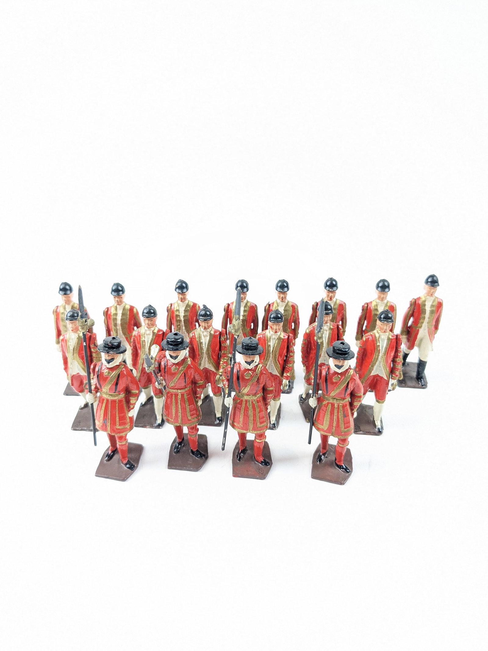 Britains Attendants to The State Coach: 18 Pieces. Condition Excellent. Unboxed.