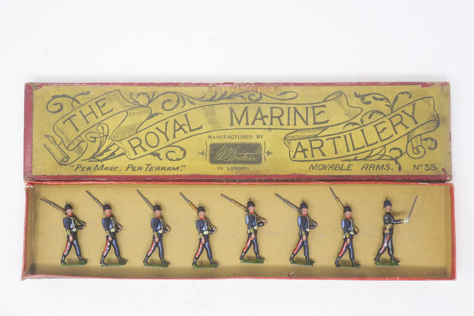 Britains set #35 Royal Marine Artillery (1 of 1)