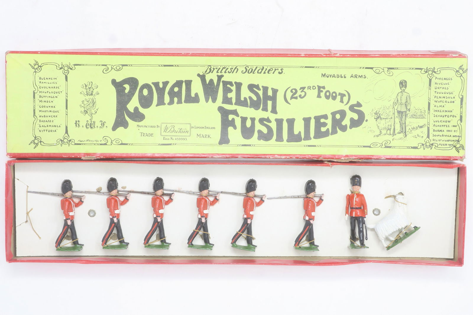 Britains set #74 Royal Welsh Fusiliers, (1 of 1)