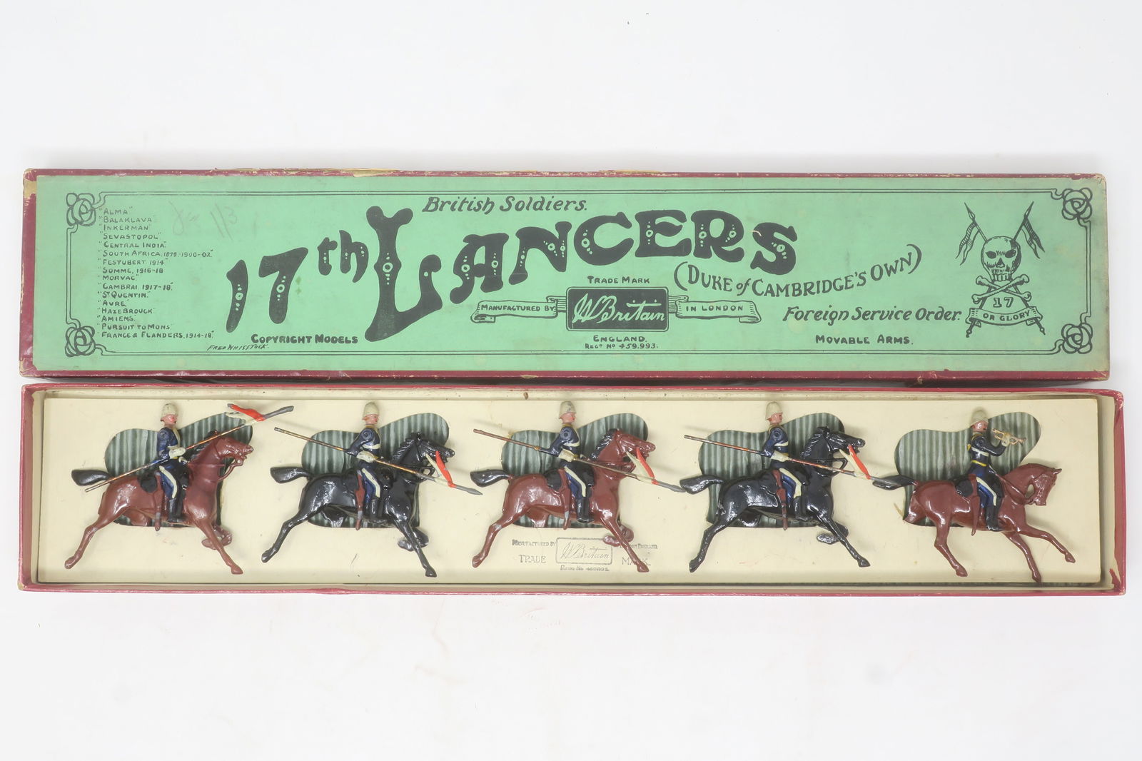 Britains set #81 17th Lancers (1 of 1)