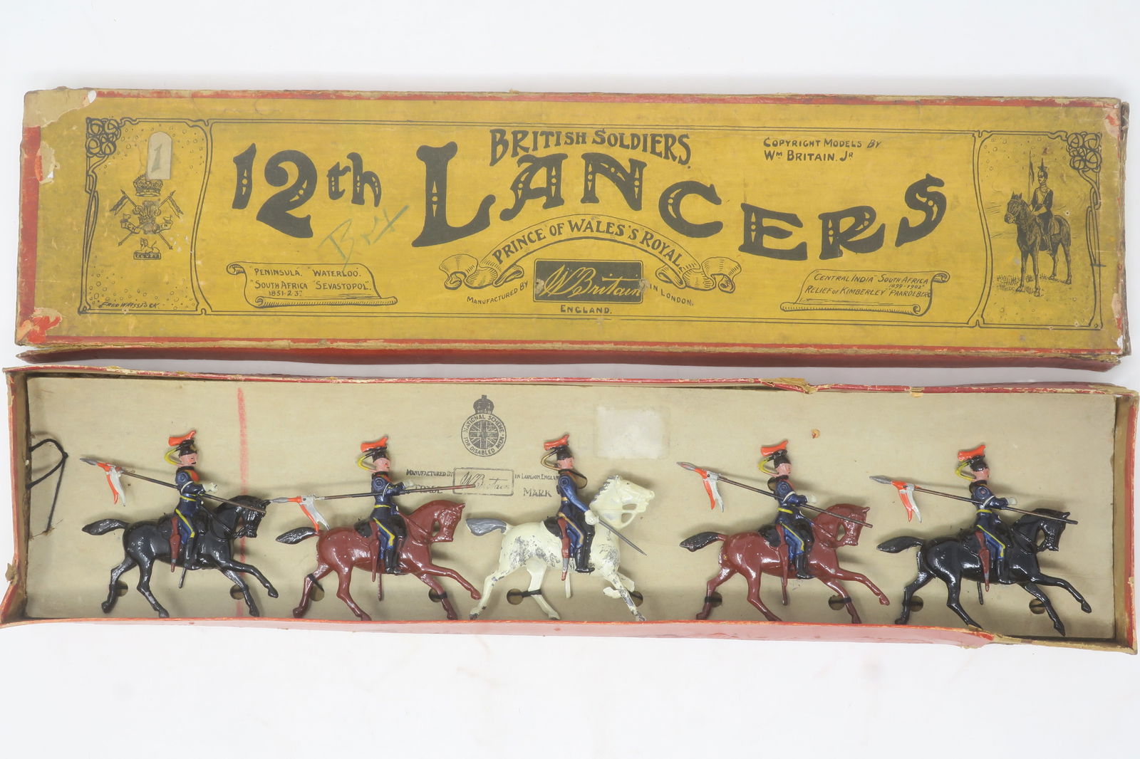 Britains set #128 12th Royal Lancers, (1 of 1)