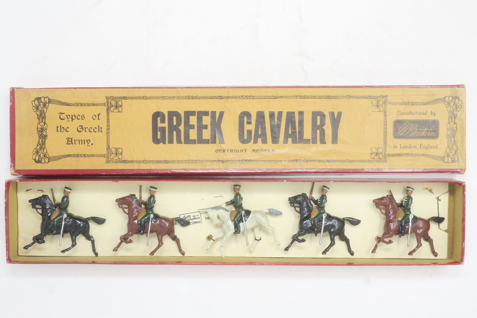 Britains set #170 Greek Cavalry, (1 of 1)