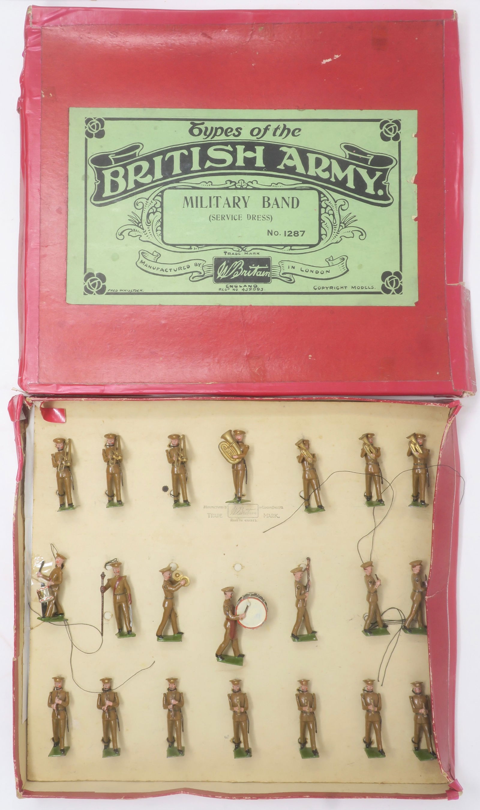 Britains set #1287 British Military Band (1 of 1)