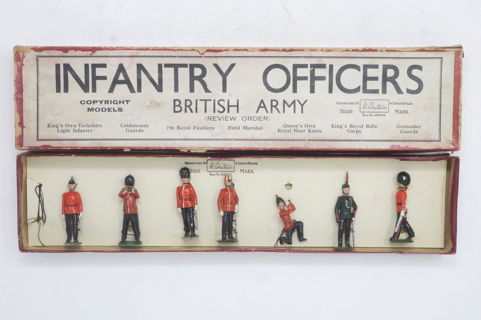 Britains set #1908  Infantry Officers (1 of 1)